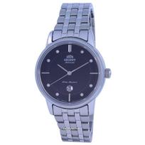 Atnaujintas Orient Contemporary Juodo ciferblato Mechaninis RA-NR2008B10B Moteriškas Laikrodis juoda