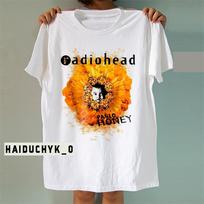 Radiohead Pablo Honey Marškinėliai Rock Creep Thom Yorke Unisex Balti Marškinėliai S-5XL Unisex Marškinėliai L