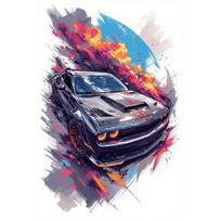 Metaliniai sienos meno kūriniai Automobilio Dažymas Plieninio Drobės Dekoras