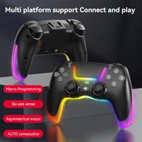 VAORLO Joystick PC žaidimų pultelis Mando Ps4 Controle Ps4 Controller Manette Ps4 Control Ps4 Juegos, skirtas kelių platformų jungikliui / kompiuteriui / Android / IOS juoda