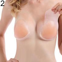 Be petnešėlių lipnus daugkartinis spenelių dangtelis, silikoninis nematomas liemenėlė 2#