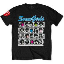 The Rolling Stones Unisex Marškinėliai: Kai kurių merginų albumas (Rankovės spaudinys) Unisex marškinėliai S gray