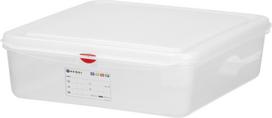 Hendi GN 1/1 maisto indas su dangteliu su etikete 8 l 530x325x65 mm
