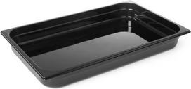 Hendi GN 1/1 maitinimo konteineris iš juodo polikarbonato 530x325x150mm 21L 862216