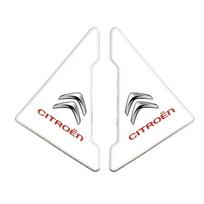 2 vnt. automobilio durelių kampų apsaugos lipdukų, skirtų Citroen C1 C4 C3 C5 DS3 DS5 DS4 Berlingo Jumper ZX Xsara Spacetourer Numero juoda