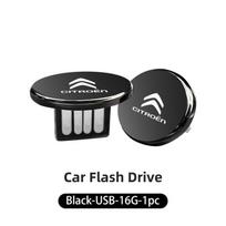 Automobilio USB Type-C atmintinė Mini atmintukas Muzikos įrenginio priedai Citroen C4 C3 C5 C1 C2 Berlingo Celysee Cactus Picasso