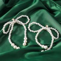 Aihua 4/6/8/10/14mm Elegantiški dirbtinių perlų karoliukų Choker kaklo papuošalai apykaklė moterims Vestuvių nuotakos vakarėlio papuošalai dovanos