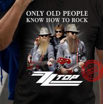KARŠTAS grupės ZZ Top Legend vyriškas marškinėlis Juodas medvilninis marškinėlis Visų dydžių 1F213 Unisex marškinėlis XXL