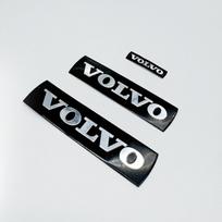 Automobilio priekinių grotelių lipdukas su logotipu, vairo apdailos lipdukai, skirti Volvo Rdesign Polestar AWD V50 S60 XC60 S40 XC40 XC90 V60 S80 4.7cm-After 2010