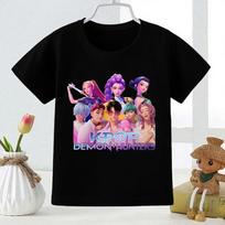 Kpop Demono Medžiotojai Saja Berniukų Spausdinti Madingi Vaikų Marškinėliai Mergaičių Vasariniai Viršutiniai Drabužiai Vaikų Trumpomis Rankovėmis Marškinėliai 110