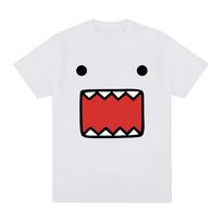 Domo Kun Lėlės Veido Grafikos Marškinėliai Vyrams Moterims Medvilniniai Laisvalaikio Marškinėliai Apvalia Kaklo Iškirpte Trumpomis Rankovėmis Per dydį Marškinėliai Harajuku Gatvės Stilius S