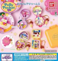 Polly Pocket Miniatiūrinis pakabukas vol.2 Kapsulės žaislas Pilnas 4 tipų rinkinys Gacha figūrėlė