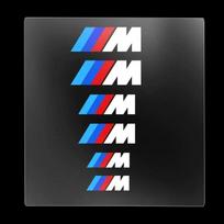 1 rinkinys Automobilio stabdžių suportų emblemos lipdukas BMW M E81 E82 E88 E90 E91 E92 E93 F30 E60 E61 GT F10 F11 F18 E63 E64 E68 F03 E89 juoda