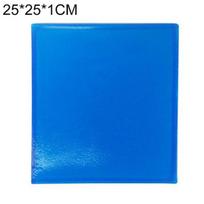 Motociklo motociklo paspirtuko sėdynės minkšta gelio padėklo amortizacinė kilimėlio pagalvė 25x22x1cm mėlyna