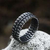 Nauji skandinaviški vikingų keltų mazgų žiedai vyrams moterims Madingas paprastas vintage totemo baikerių žiedas Nerūdijančio plieno papuošalai 7