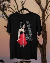 Naujas Amy Winehouse medvilninis trumpomis rankovėmis marškinėlis, dovana gerbėjui, juodas S-5XL, unisex T-shirt L