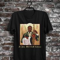 John Coltrane Šv. Coltrane'o Bažnyčia Marškinėliai Dovana Charlie Yardbird Parker Unisex Marškinėliai S