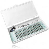 Clavier Eyelash dirbtinės priklijuojamos blakstienos kuokšteliais - 14 mm