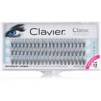 Clavier Eyelash dirbtinės priklijuojamos blakstienos kuokšteliais - 12 mm
