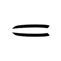 Car Headlight Head Lamp Eyebrow Eyelids Sticker Trim Cover For VW Caddy MK4 2020+ Carbon Fiber Look/Glossy Black