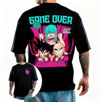 Dragon Ball Tshirt Men Anime Graphic Tee Goku Bulma Streetwear Trendy Summer Casual Loose Short Sleeve Vintage Japanese Cartoon 4XL