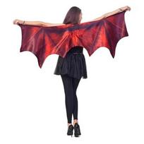 Helovino drakono pelerino sparnai suaugusiems moterims Helovino vakarėliui persirengimo kostiumas Cosplay renginiams, scenos pasirodymui violetinė