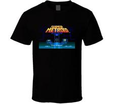 Super Metroid Game Intro Snes Retro Video Game T Shirt Unisex T-Shirt XXL