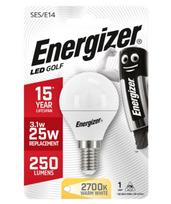 Energizer LED E14 Golf 3.1W šiltai balta lemputė A+