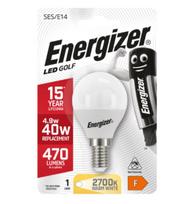 Energizer LED E14 4.9W 470lm šiltai balta lemputė Golf