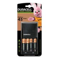 Duracell CEF27 greitas AA/AAA baterijų įkroviklis su baterijomis