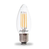 Energizer LED žvakės lemputė E27 4W 2700K A++ šiltai balta