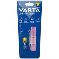 Varta Lipstick 30 lm kišeninis LED žibintuvėlis, rožinis arba melsvas