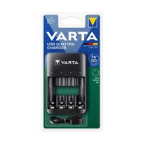 Varta USB Quattro AA/AAA baterijų įkroviklis su auto išjungimu