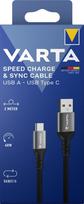Varta USB-A į USB-C 2m 60W įkrovimo ir duomenų laidas