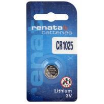 Renata CR1025 ličio baterija 3V laikrodžiams ir elektronikai