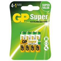 GP Super šarminės AAA LR03 baterijos, 1.5V, rinkinys 5 vnt.