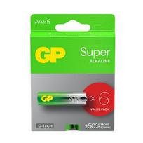 GP Super AA šarminės baterijos 1.5V, 6 vnt.