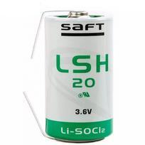 Saft LSH20 3.6V 13000mAh ličio baterija su U litavimo auselėmis