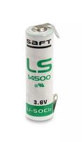 Saft LS14500 3,6V 2600mAh ličio baterija su U kontaktais