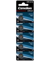 Camelion CR1216 ličio monetinės baterijos 3V, rinkinys 5 vnt.