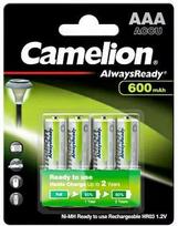 Camelion AlwaysReady AAA NiMH įkraunamos baterijos 1.2V, 4 vnt.