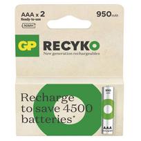GP ReCyko AAA įkraunamos baterijos 950mAh, 2 vnt