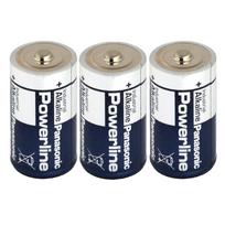 Panasonic Powerline Industrial D LR20 šarminės baterijos, 3 vnt.