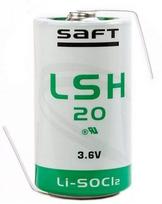 Saft LSH20 3,6V 13000mAh pramoninė ličio baterija su Z kojelėmis