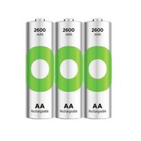 GP ReCyko AA 2600mAh įkraunamos baterijos, rinkinys 3 vnt.