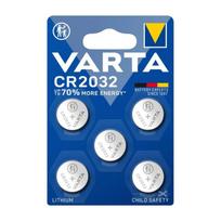 Varta CR2032 3V ličio monetinės baterijos, rinkinys 5 vnt.