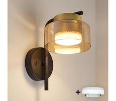 Brilagi - LED Sieninis šviestuvas AURA LUX 1xGX53/30W/230V juoda/auksinė