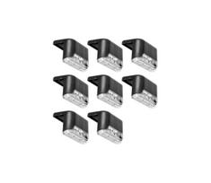 KOMPLEKTAS 8x LED Saulės laiptų apšvietimas LED/0,06W/1,2V 3000K IP44 600 mAh