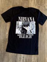 Nirvana Bleach Marškinėliai, Juodi Unisex Marškinėliai M
