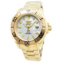 Atnaujintas Invicta Pro Diver Grand Diver Automatinis 13939 300M Vyriškas Laikrodis perlamutro spalvos